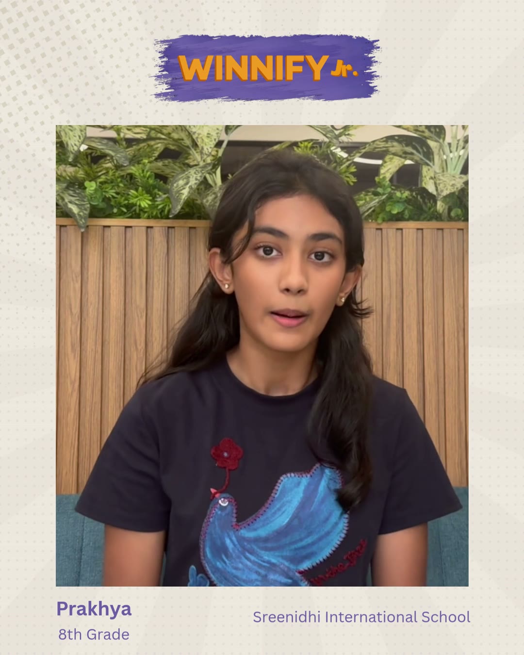 Prakhya — Winnify Jr testimonial thumbnail